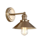 1-light vanity light brass gold hallway light metal bathroom light