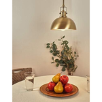 Brushed brass farmhouse pendant light barn swivel kitchen pendant lighting