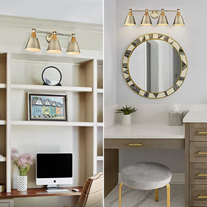 3-Lights farmhouse vanity lights Metal industrial bathroom lighting