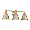 3-Lights farmhouse vanity lights Metal industrial bathroom lighting
