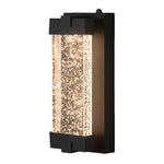 LED wall light Black wall sconce K9 Crystal and Aluminum Cast  wall light fixture