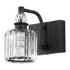 Modern wall light fixture black wall sconces Metal crystal lights