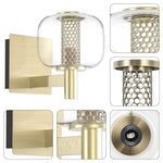 5 inch light fixtures Clear wall light Metal wall mounted light