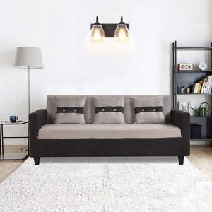 Farmhouse wall sconce Brown wall light fixture Metal led light wall