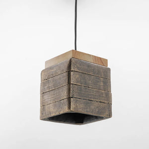 Wood lighting hanging rustic light bar pendant light fixture