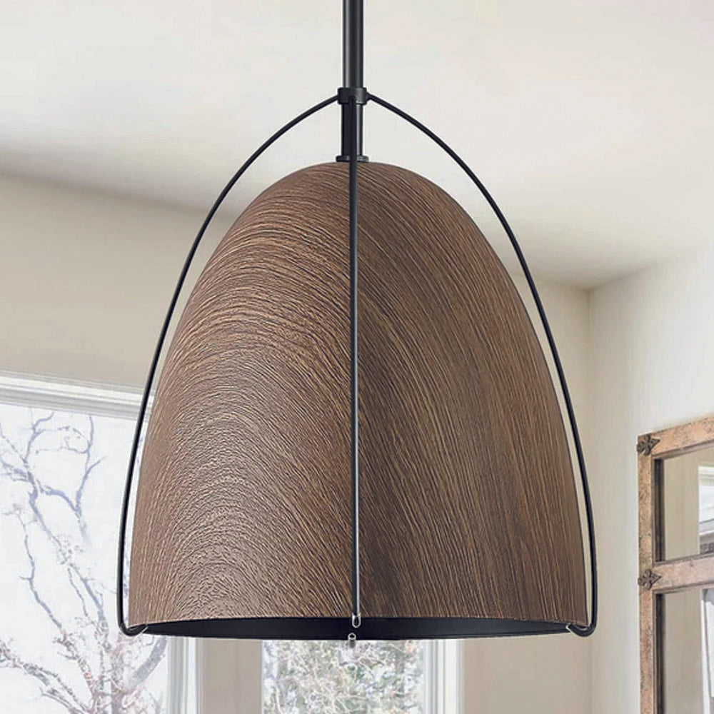 10in dome kitchen light wood black fixture light metal pendant light