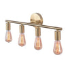 4 light wall light fixture gold vanity marrow wall sconce