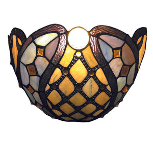Unique bedroom light multicolor night light glass, metal wall light