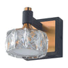 1-light mounted light circle vanity light metal wall light