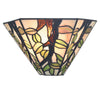 1-light wall mount light black wall light glass, metal corner light