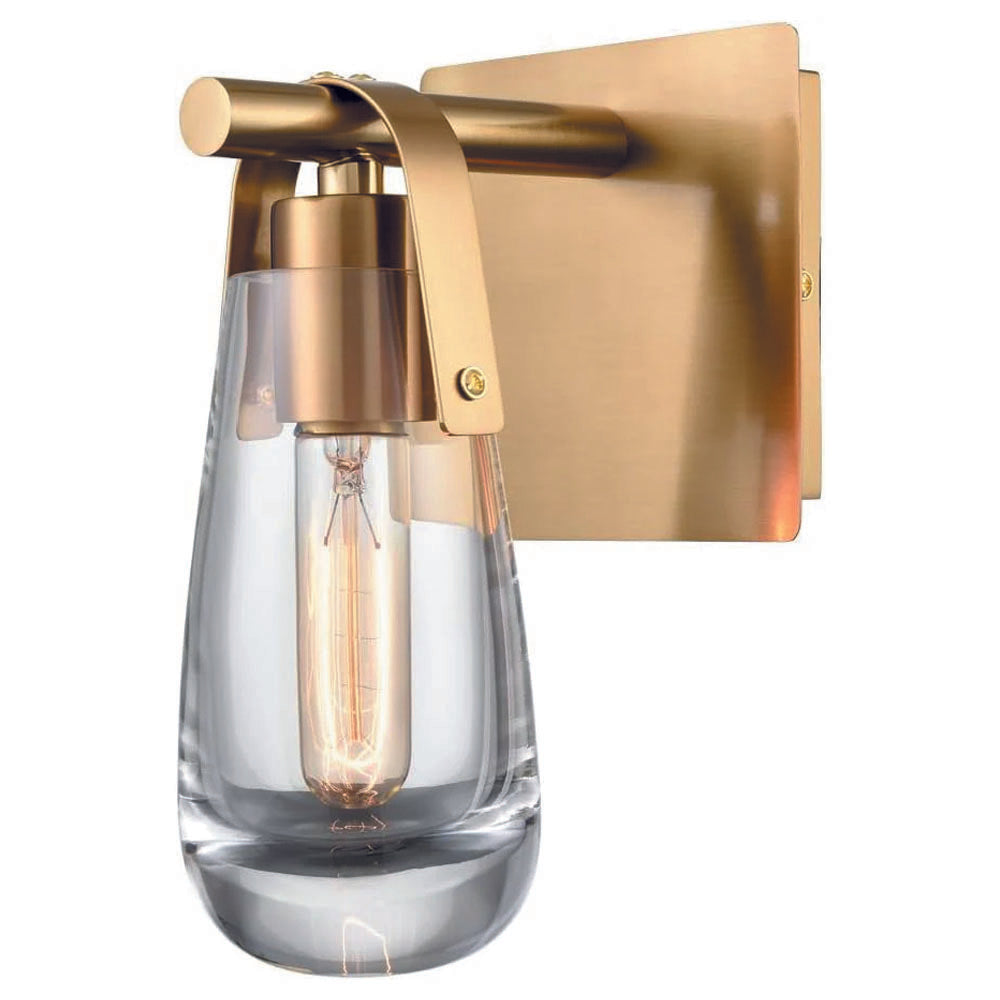 Modern wall light gold vanity light glass, metal mount light
