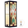 Antique balcony light arrow wall light alloy steel, glass hallway light