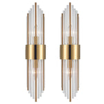 2-light wall light gold vanity light stainless steel bathroom light