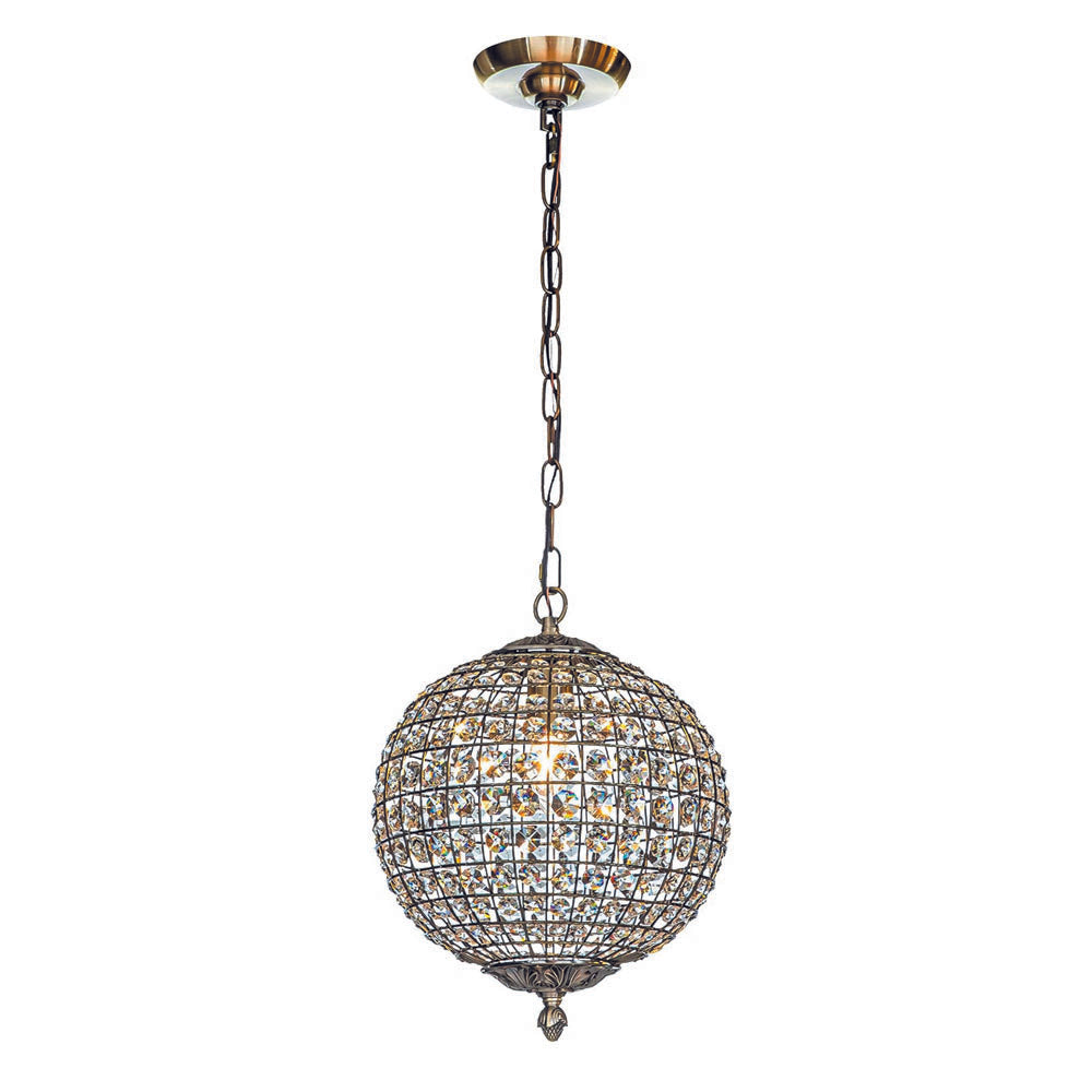 1-light chandelier light gold bedoom light iron,crystal pendant light