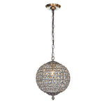 1-light chandelier light gold bedoom light iron,crystal pendant light