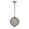 1-light chandelier light gold bedoom light iron,crystal pendant light