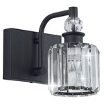 1 light vanity light black mirror light metal,glass wall lights