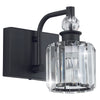1 light vanity light black mirror light metal,glass wall lights