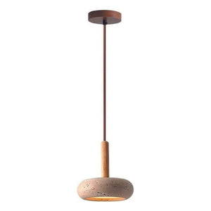 Modern pendant light yellow kitchen light wood hanging light