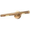 19 inche cylinder light gold vanity light metal wall light