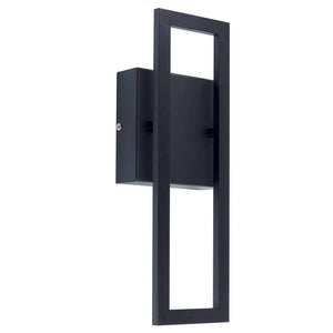 Led porch lights black, mckay wall light metal garage light