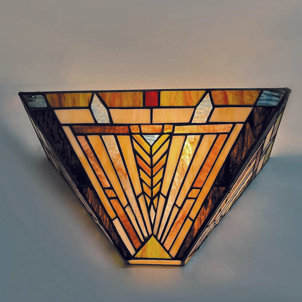 1 light wall light brown muted light glass hallway light