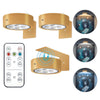 3pcs picture light gold display light plastic wall light