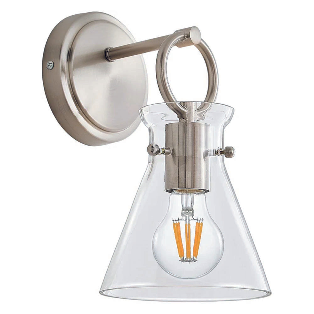 1 pack vanity light nickel wall light glass,metal kitchen light