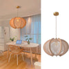 1 Light Pendant light natural ceiling light Wood chandelier light