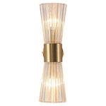 2-light vanitys light gold mounted light glass, metal wall light