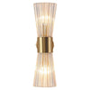 2-light vanitys light gold mounted light glass, metal wall light