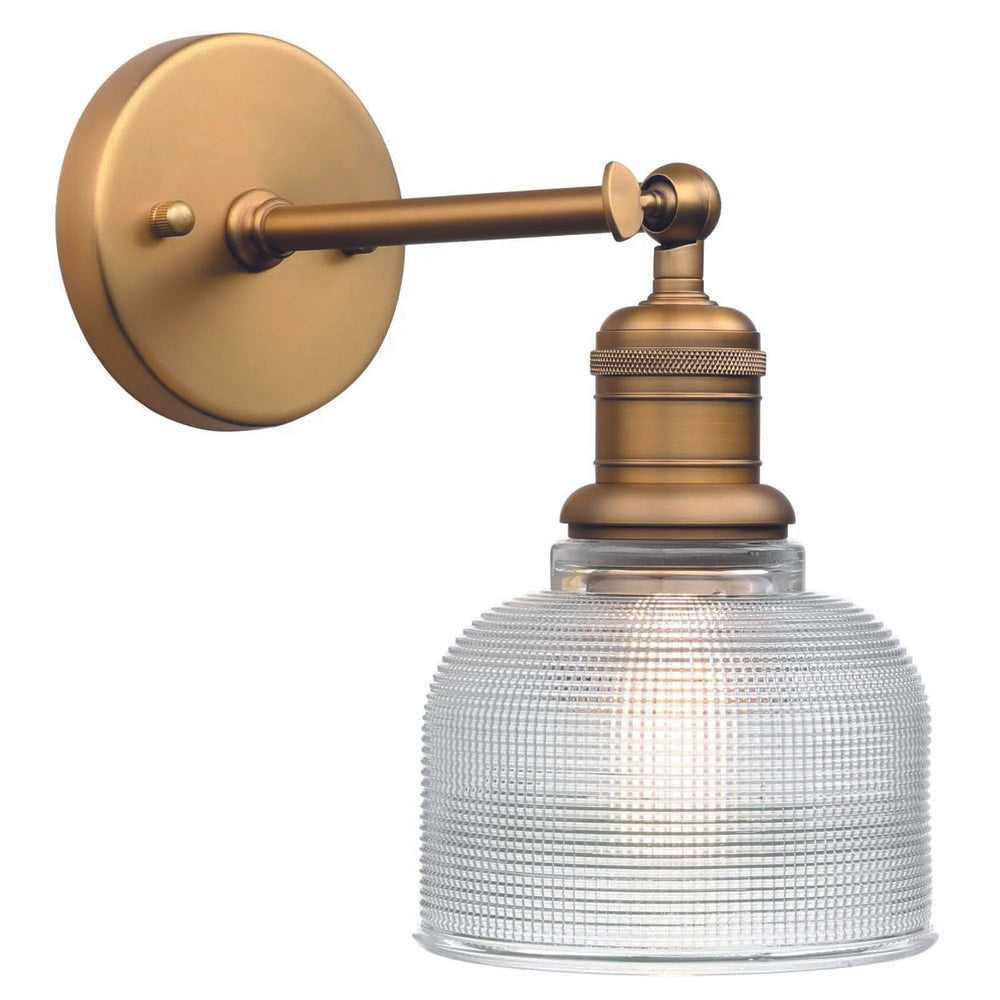 1-light vanity light antique mounted light glass & metal wall light