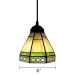 Green tiffany pendant light Art glass pendant mini pendant lights