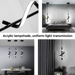 1 Pack pendent light Black island lights for kitchen Silicone hanging lamps