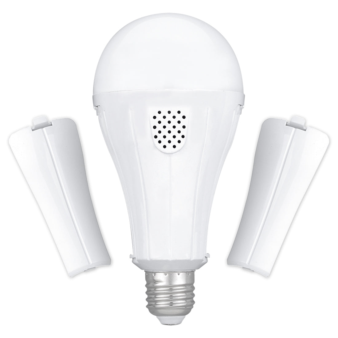 4 pack Outdoor Rechargeable Emergency LED Bulb, Battery driven E26 bulb with hook