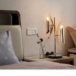 Modern table light home table lamps for living room with nickel finish