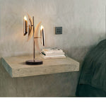 Modern table light home table lamps for living room with nickel finish