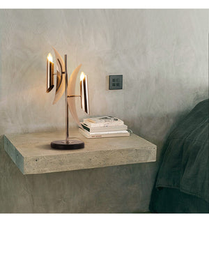 Modern table light home table lamps for living room with nickel finish