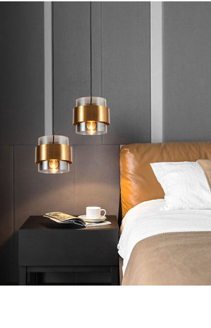 Modern mini pendant lights fixtures Glass island kitchen pendant hanging light