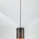 Vintage Mini Pierced hanging light black farmhouse cage hollow-carved pendant light