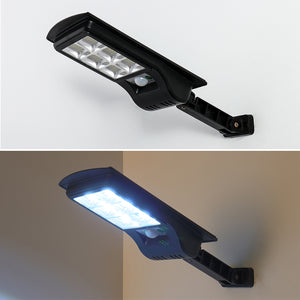 Outdoor solar induction wall light, wireless sensor LED swing arm wall sconce