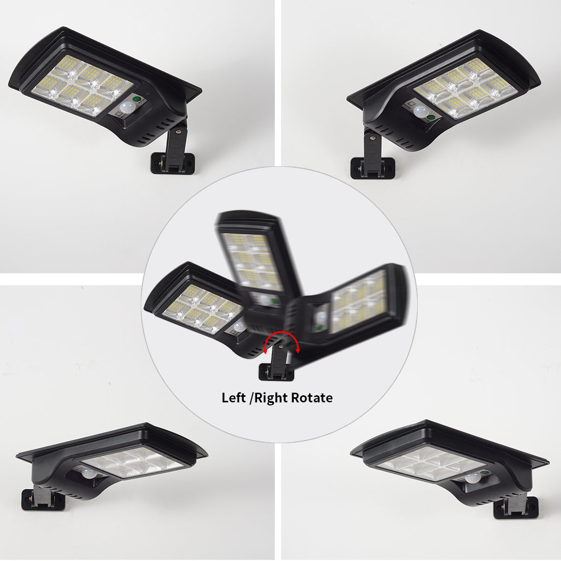 Outdoor solar induction wall light, wireless sensor LED swing arm wall sconce