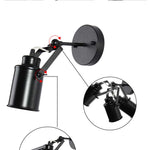 Adjustable track lighting black flush mount ceiling light fixture wall sconce