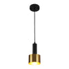 Modern Mini Pendant Light Island torch hanging light with Gold and Black finish