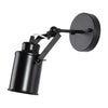 Adjustable track lighting black flush mount ceiling light fixture wall sconce
