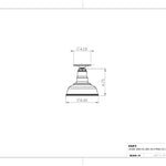 Barn ceiling mounted light farmhouse flush mount ceiling