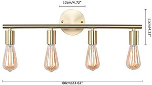 4 light wall light fixture gold vanity marrow wall sconce
