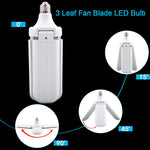 3 leaf garage light,Adjustable E26 Fan Blade LED Light Bulb ceiling light