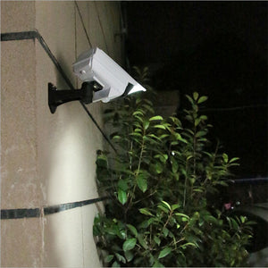 360 degree rotate adjustable CCTV security camera wall light outdoor solar LED wall sconce with remote control