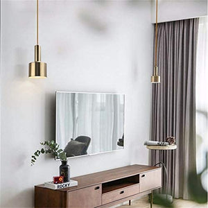 Modern Nordic Pendant Light Hanging Lamp win Gold Copper Luxury Iron LED
